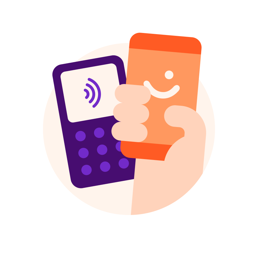 Illustrasjon tæpping med vipps.