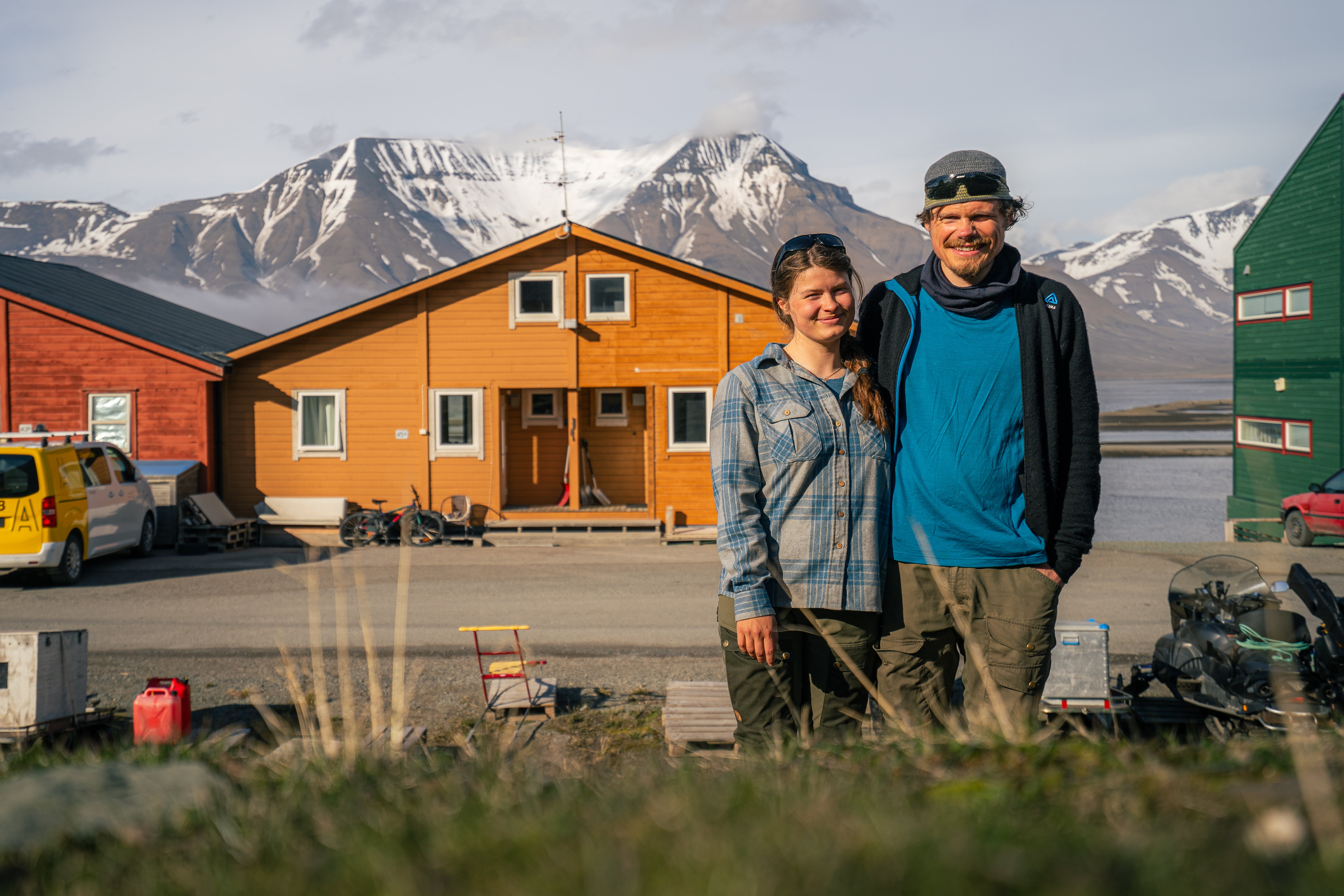Amalie og Sigurd på Svalbard