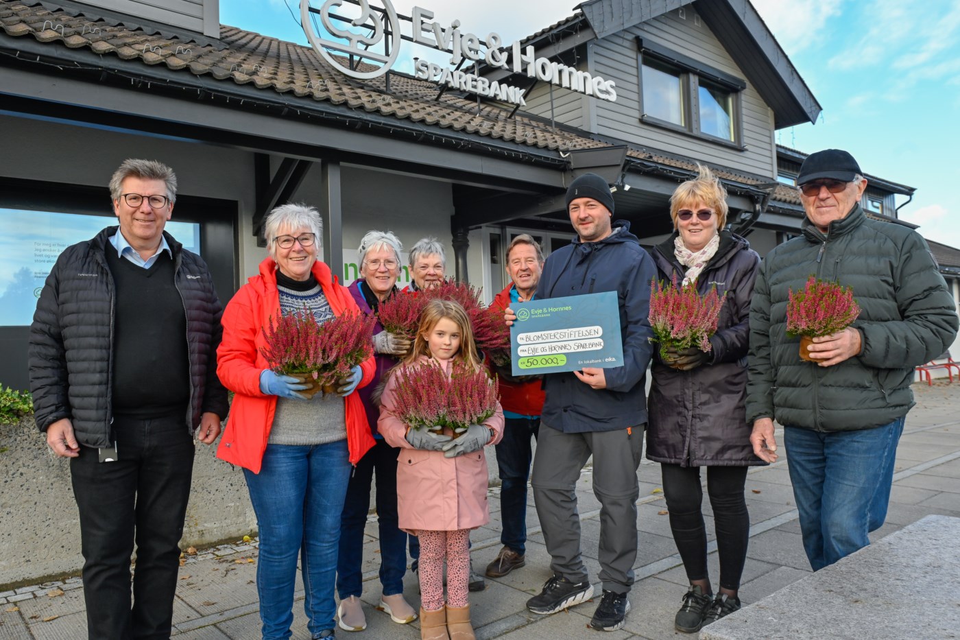 Bilde av gjengen i blomsterstiftelsen